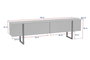 Nordure Serenity Soporte para TV Blanco y Negro